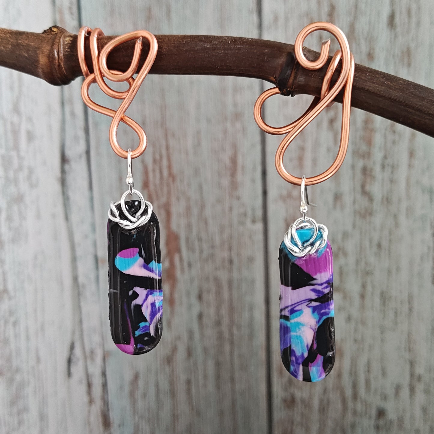 Handmade polymer earrings