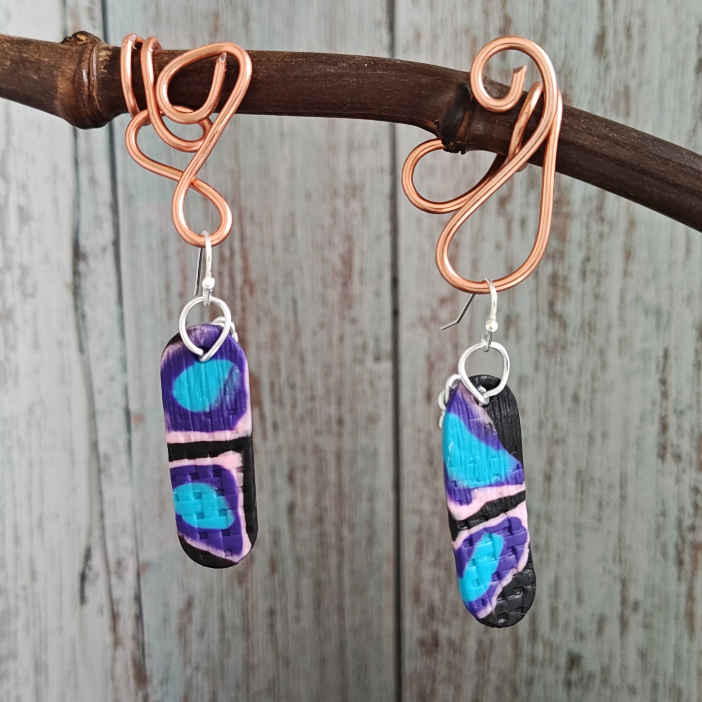 Handmade polymer earrings