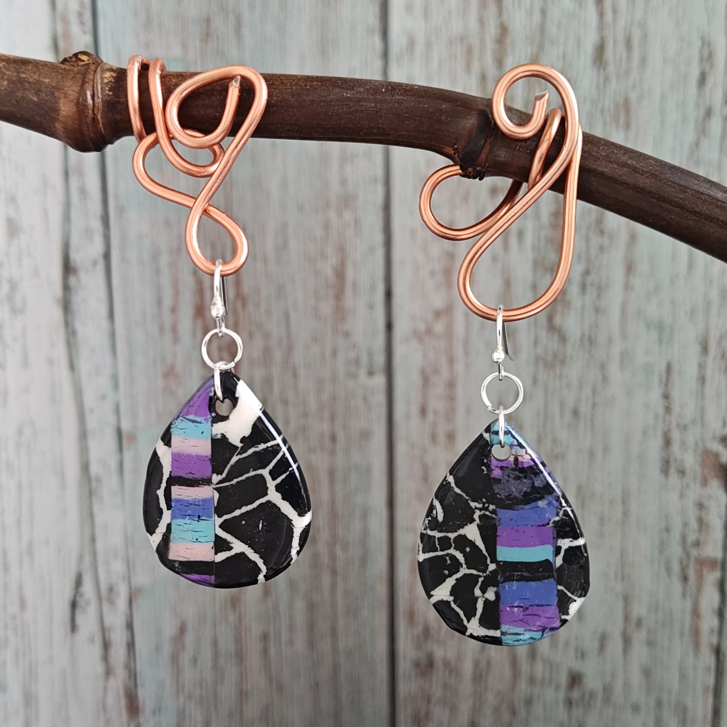 Handmade polymer earrings