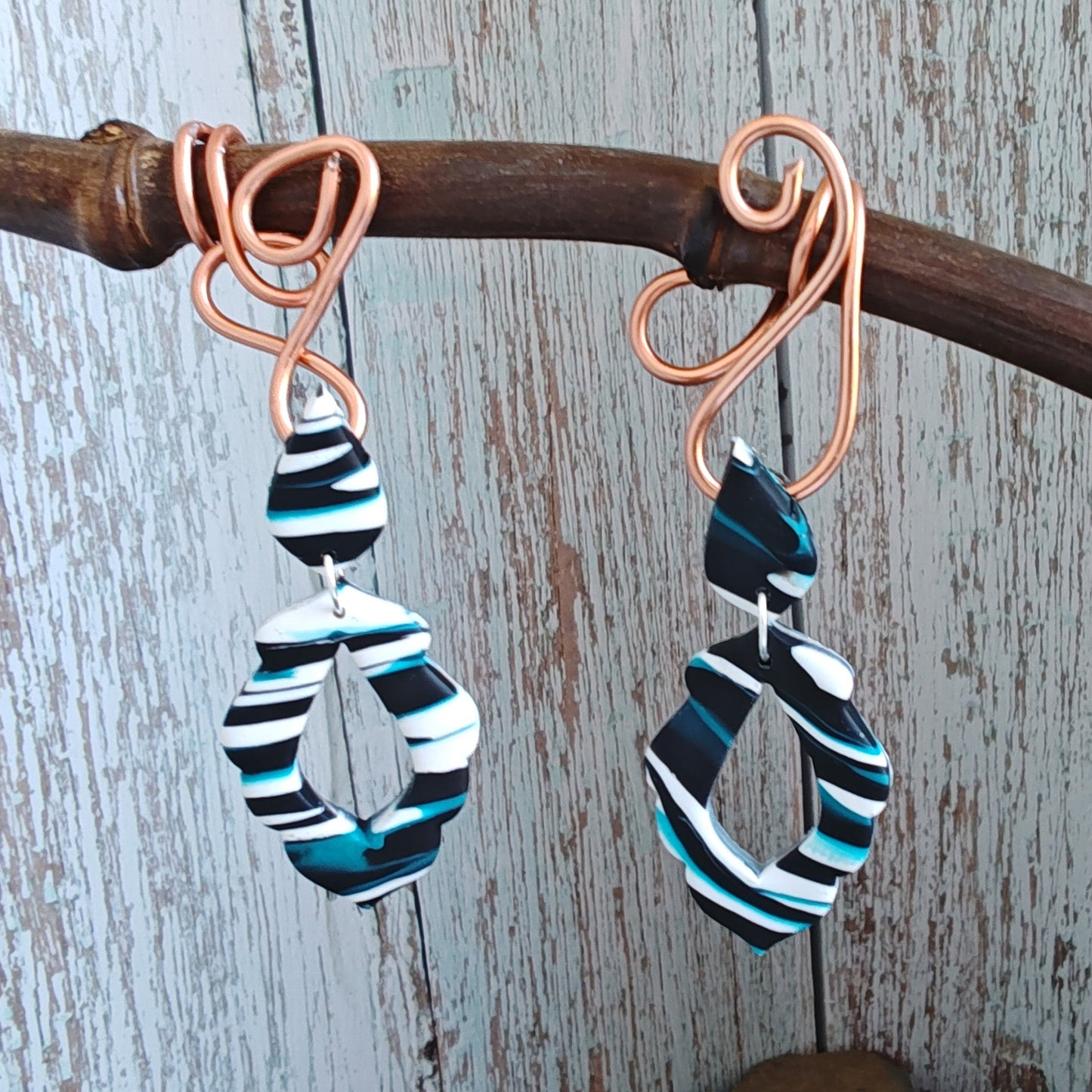 Handmade polymer earrings