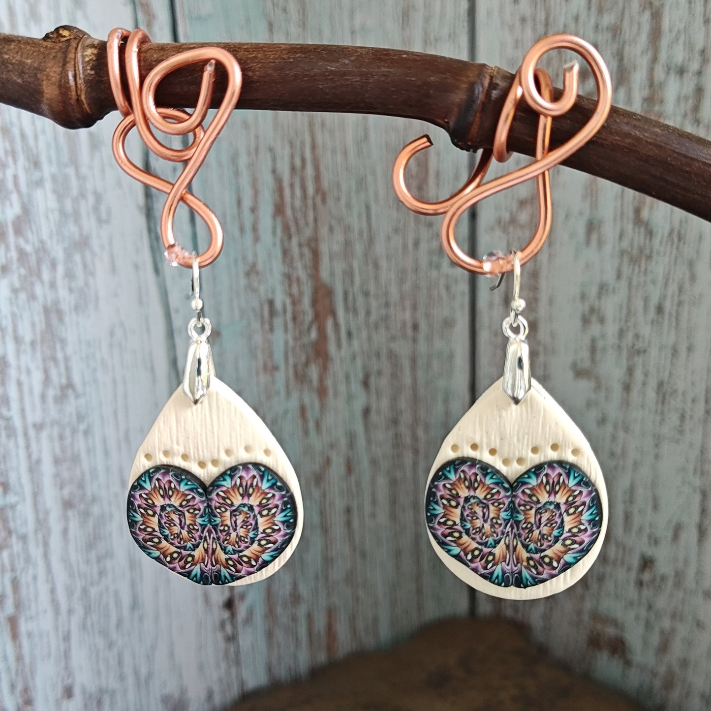 Handmade polymer earrings