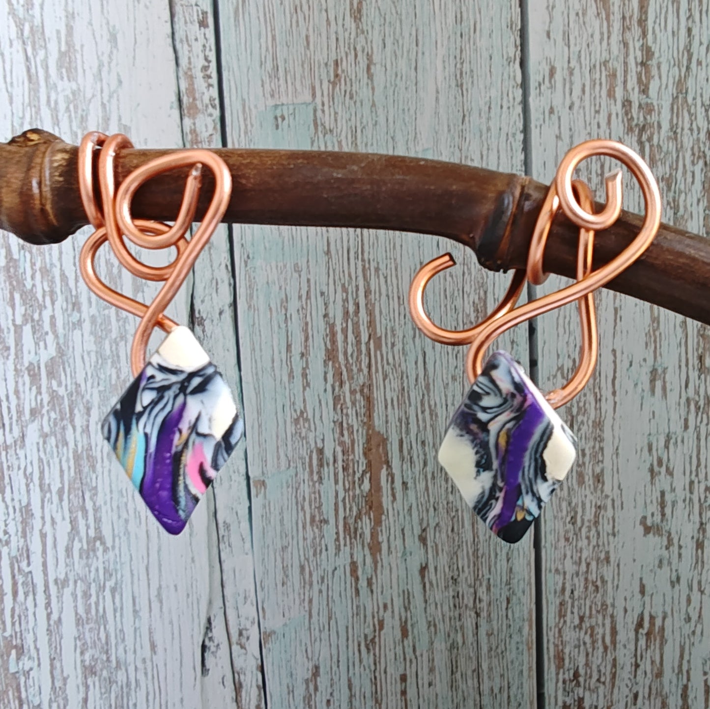 Handmade polymer earrings