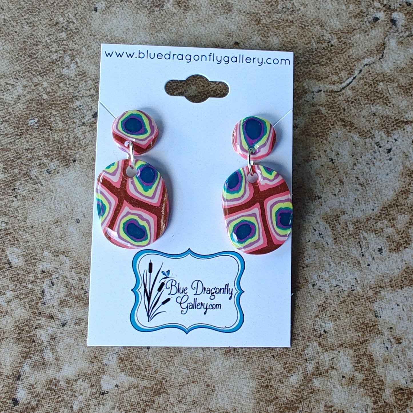 Handmade polymer earrings