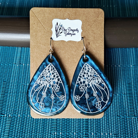 Teardrop Shaped Earrings