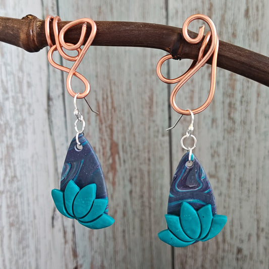 Handmade polymer earrings