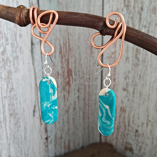 Handmade polymer earrings