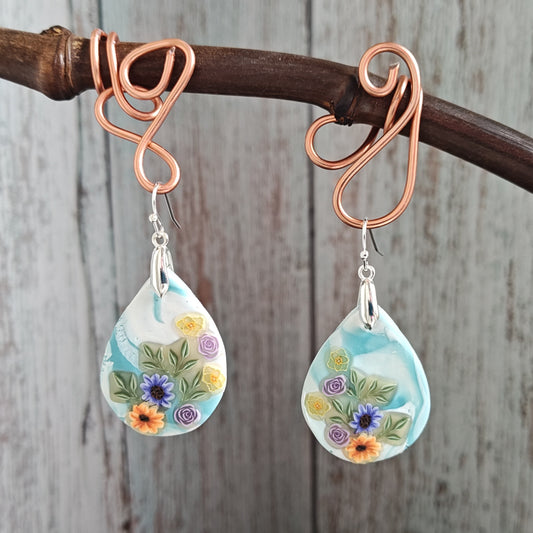 Handmade polymer earrings