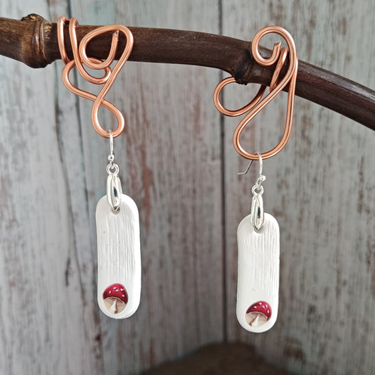 Handmade polymer earrings