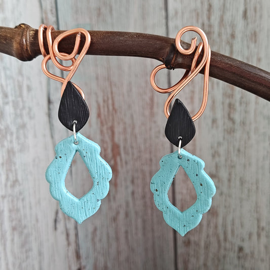 Handmade polymer earrings