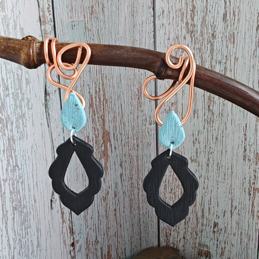 Handmade polymer earrings