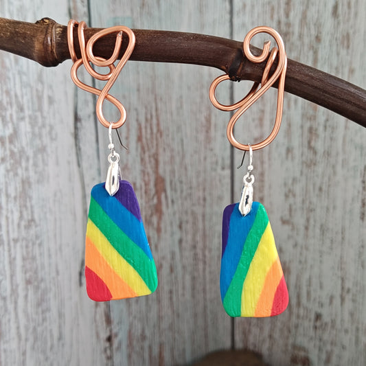 Handmade polymer earrings