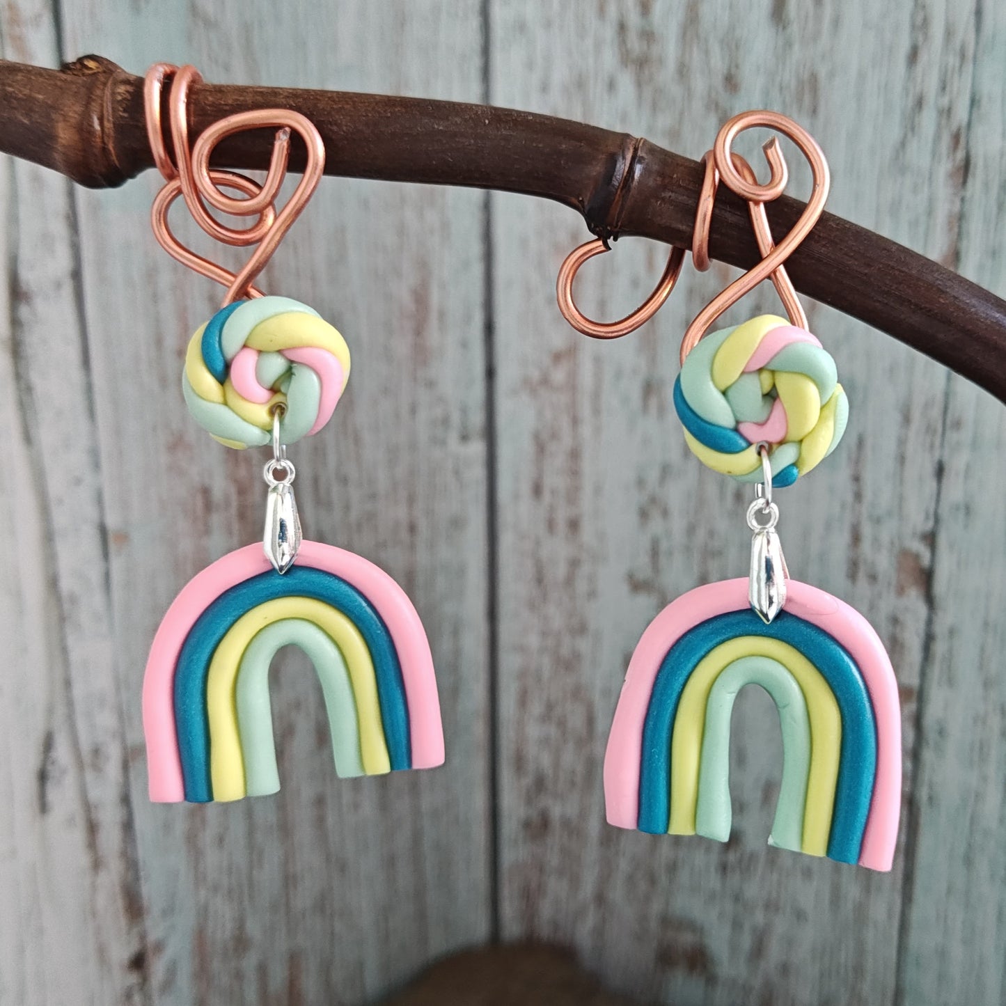 Handmade polymer earrings