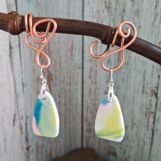 Handmade polymer earrings