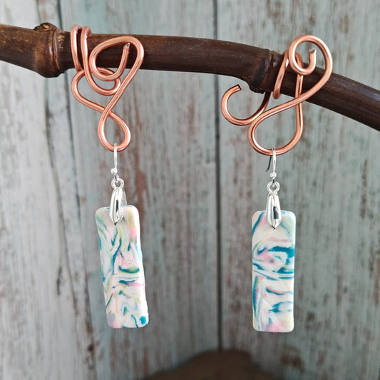 Handmade polymer earrings