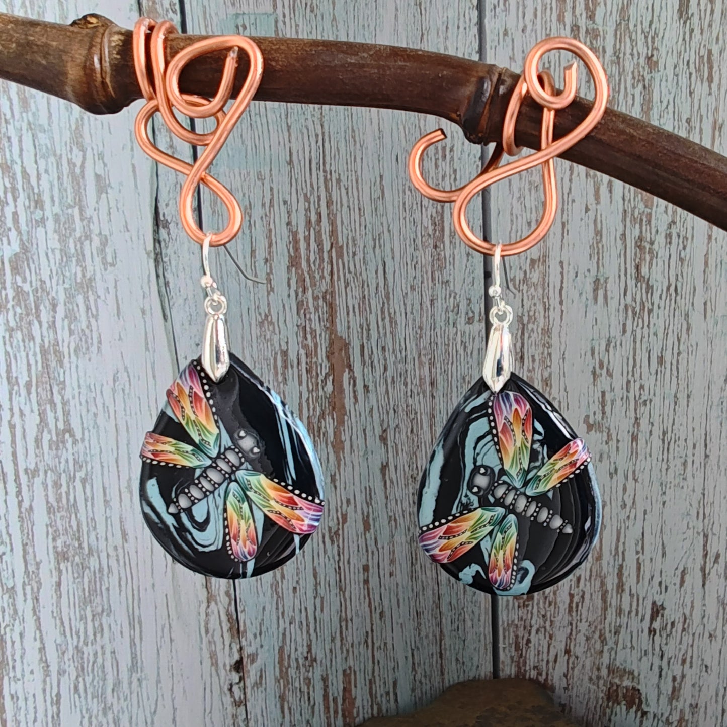 Handmade polymer earrings