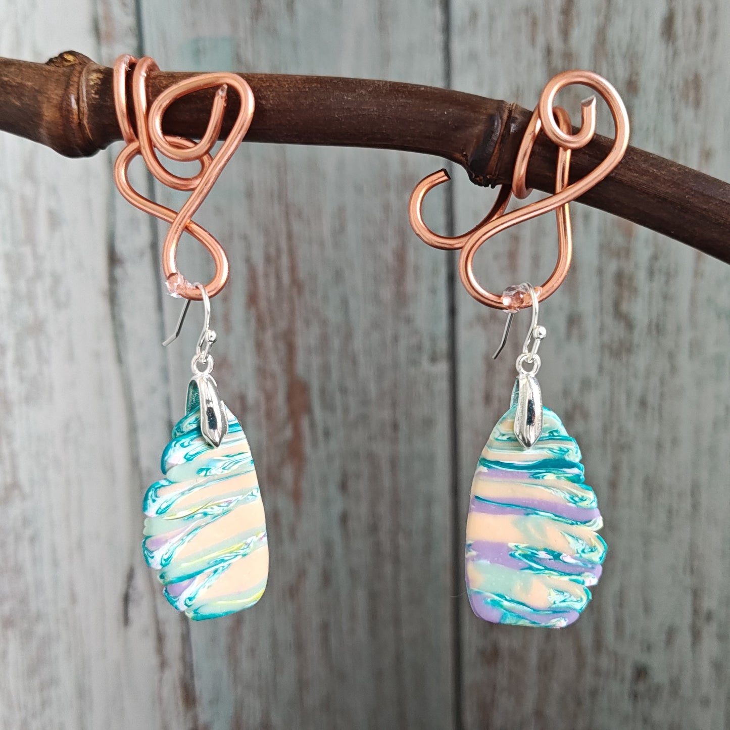 Handmade polymer earrings