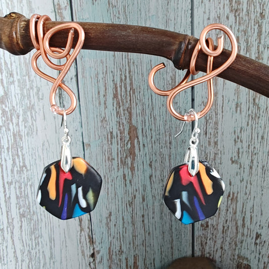 Handmade polymer earrings