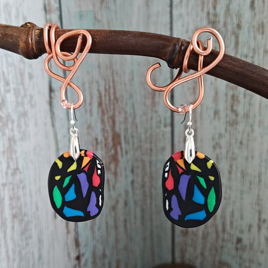 Handmade polymer earrings