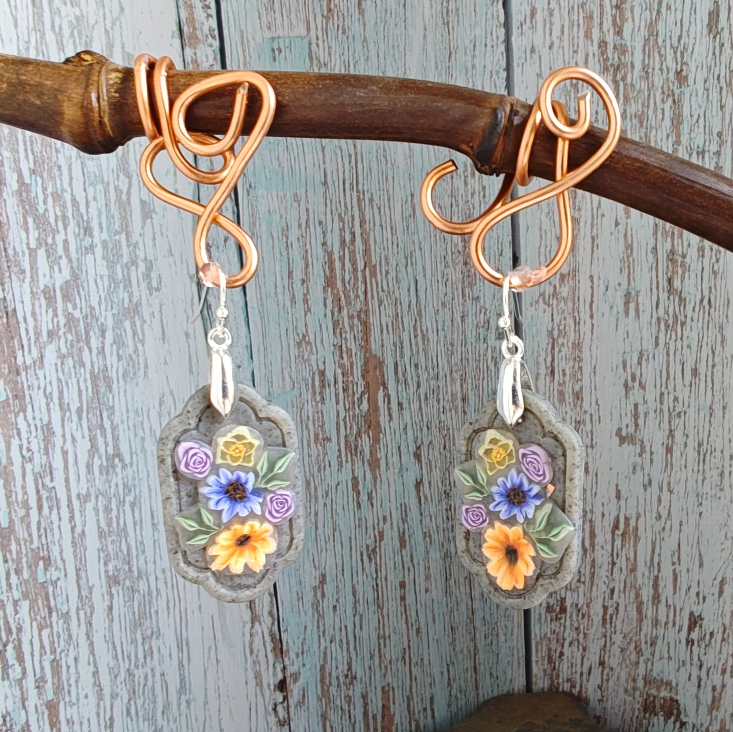 Handmade polymer earrings