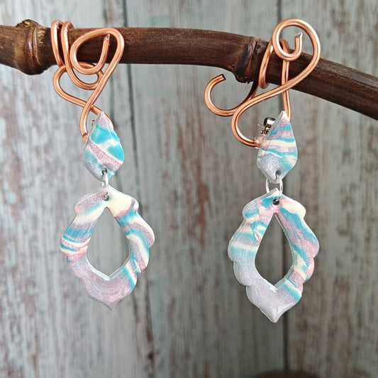 Handmade polymer earrings