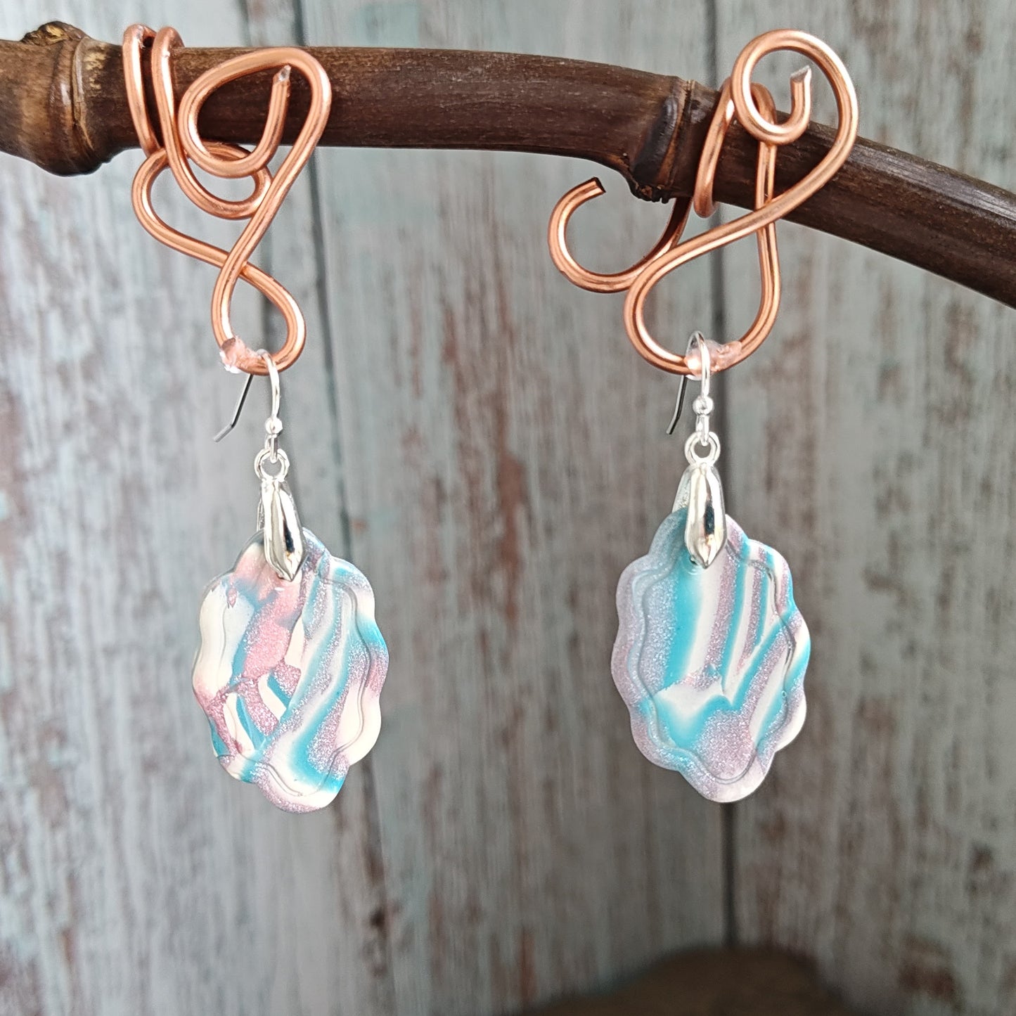 Handmade polymer earrings