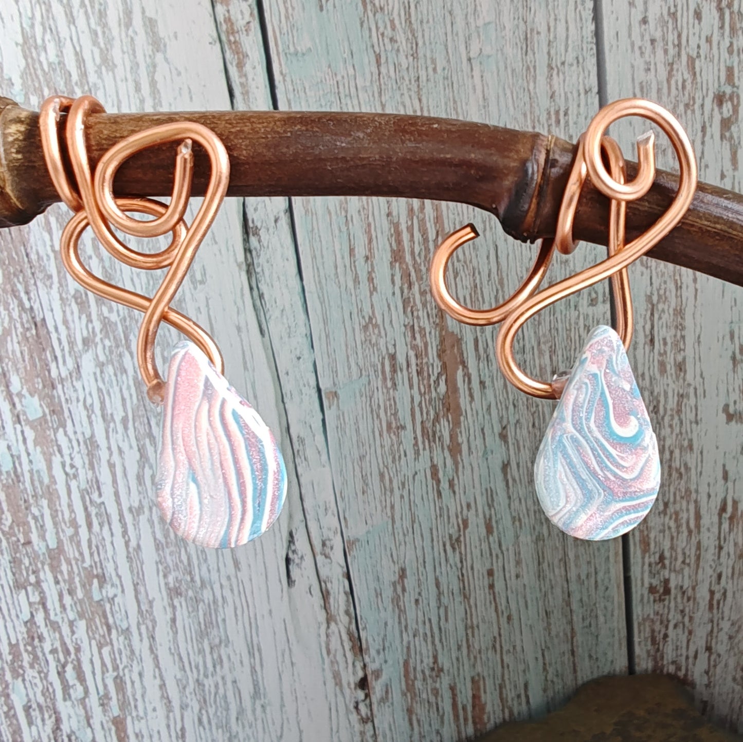Handmade polymer earrings
