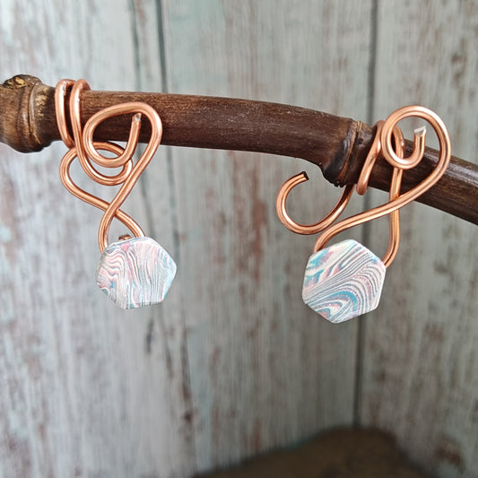Handmade polymer earrings