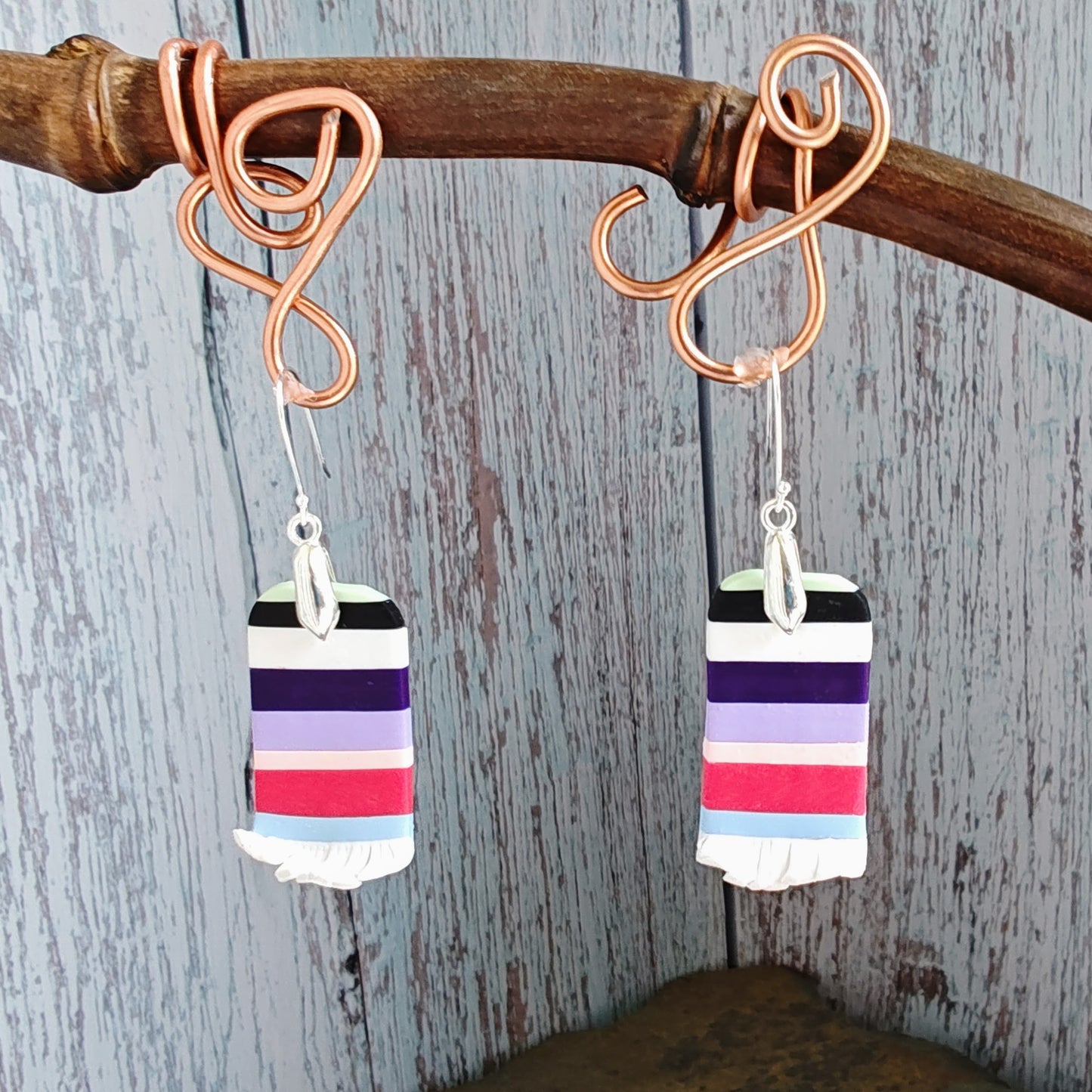 Handmade polymer earrings