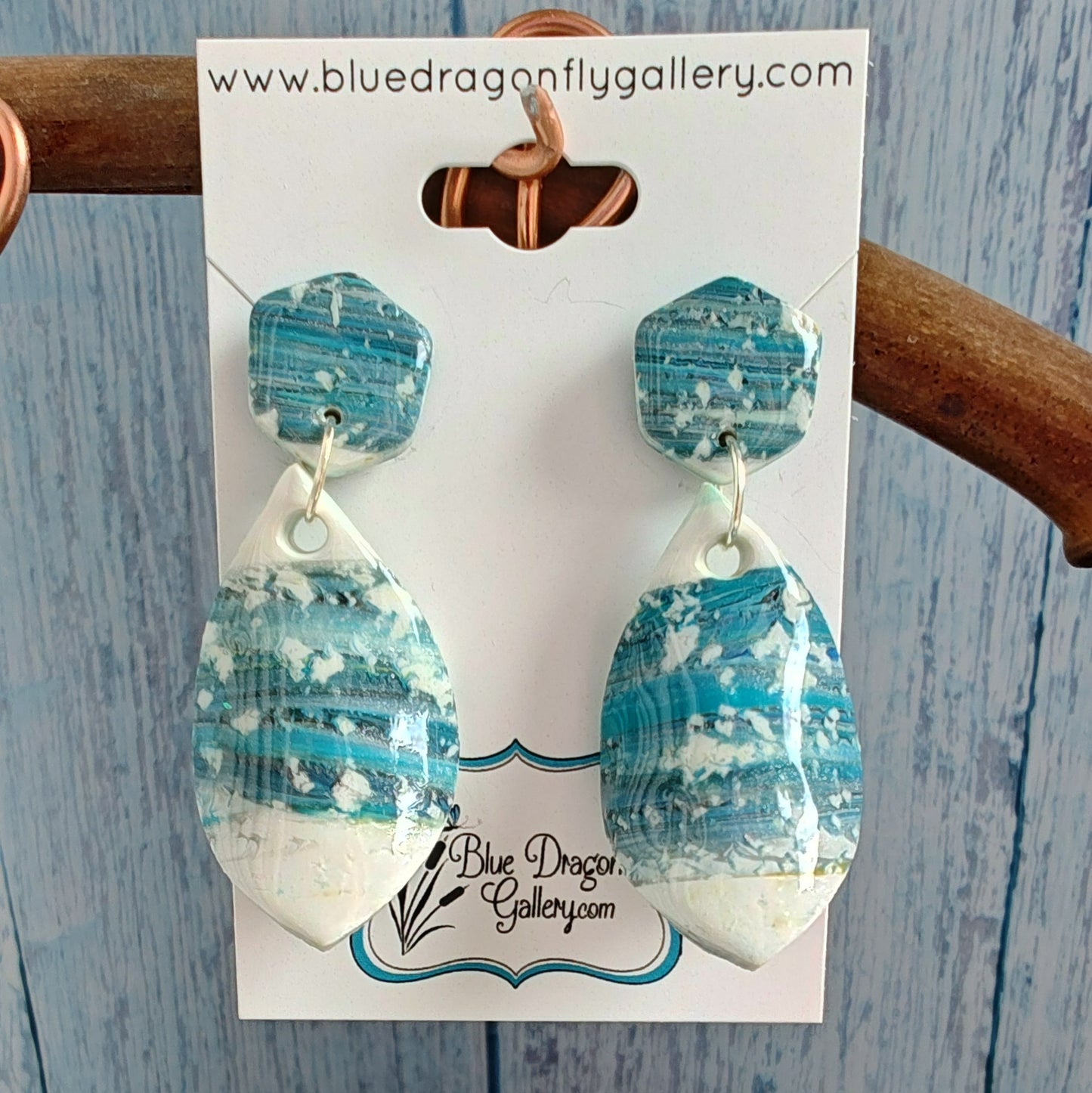 Handmade polymer earrings