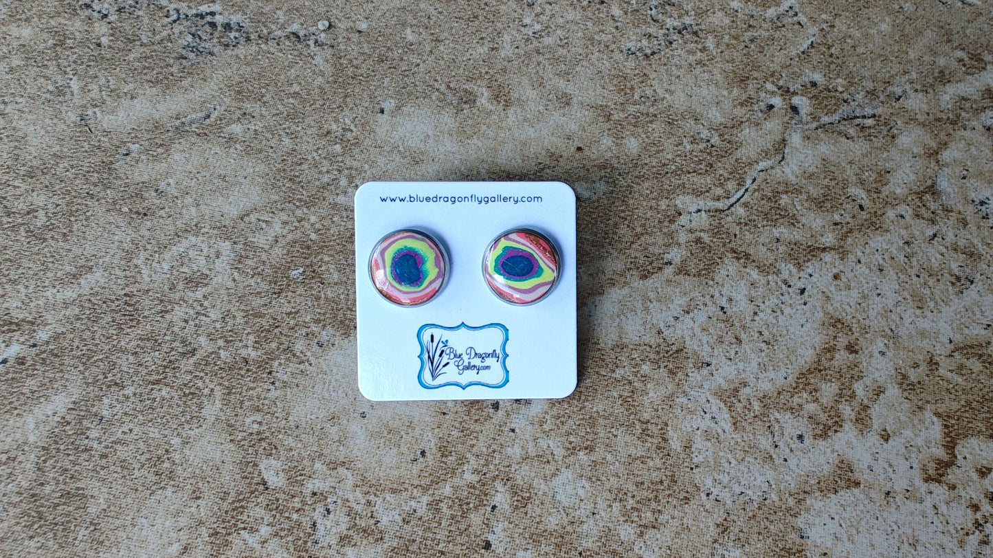 Handmade polymer studs