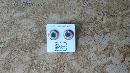 Handmade polymer studs