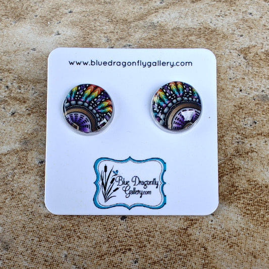 Handmade polymer earrings